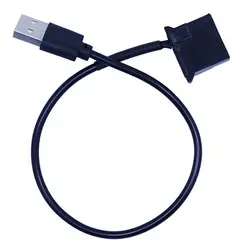 4-контактный разъем 5 В в USB Мужской USB Кабель-адаптер USB до 4 Pin Molex вентилятор кабель питания компьютерный корпус адаптер Шнур