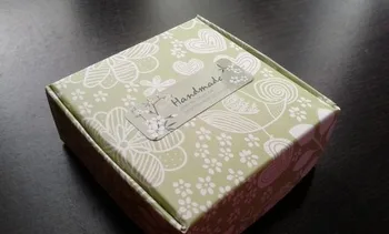 

Fast shipping . Wholesale green Kraft Paper gift Box ,food box .DIY packing.7.5*7.5*3cm.200piece\lot