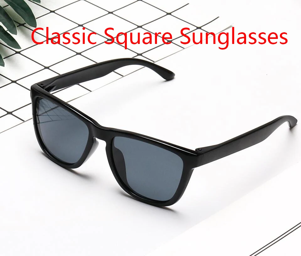 Square Sunglasses Новые Xiaomi Mijia классические квадратные солнцезащитные очки/про нейлон поляризованные/Пилот солнцезащитные очки для наружного путешествия мужчины женщины Анти-УФ без винтов - Цвет: Square Sunglasses