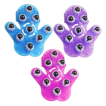 

Body Massage Glove Roller Ball Anti-Cellulite Muscle Pain Relief Relax Massager For Neck Back Shoulder Buttocks Health Care new