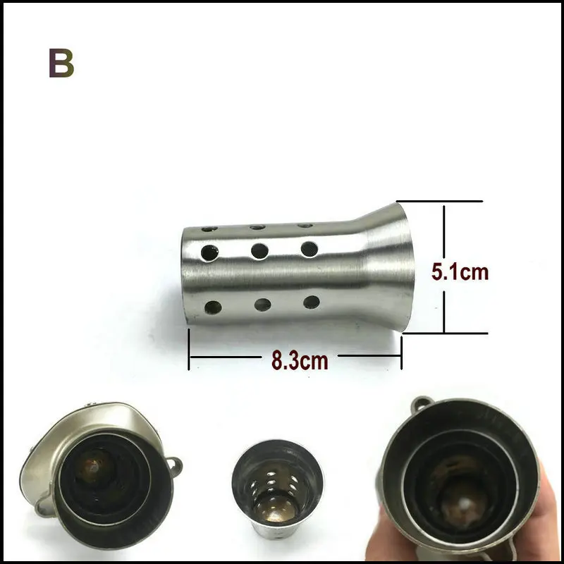 Глушитель выхлопной трубы мотоцикла db killer глушитель выхлопной трубы глушитель шумоподавитель 51 мм 61 мм внутренний диаметр