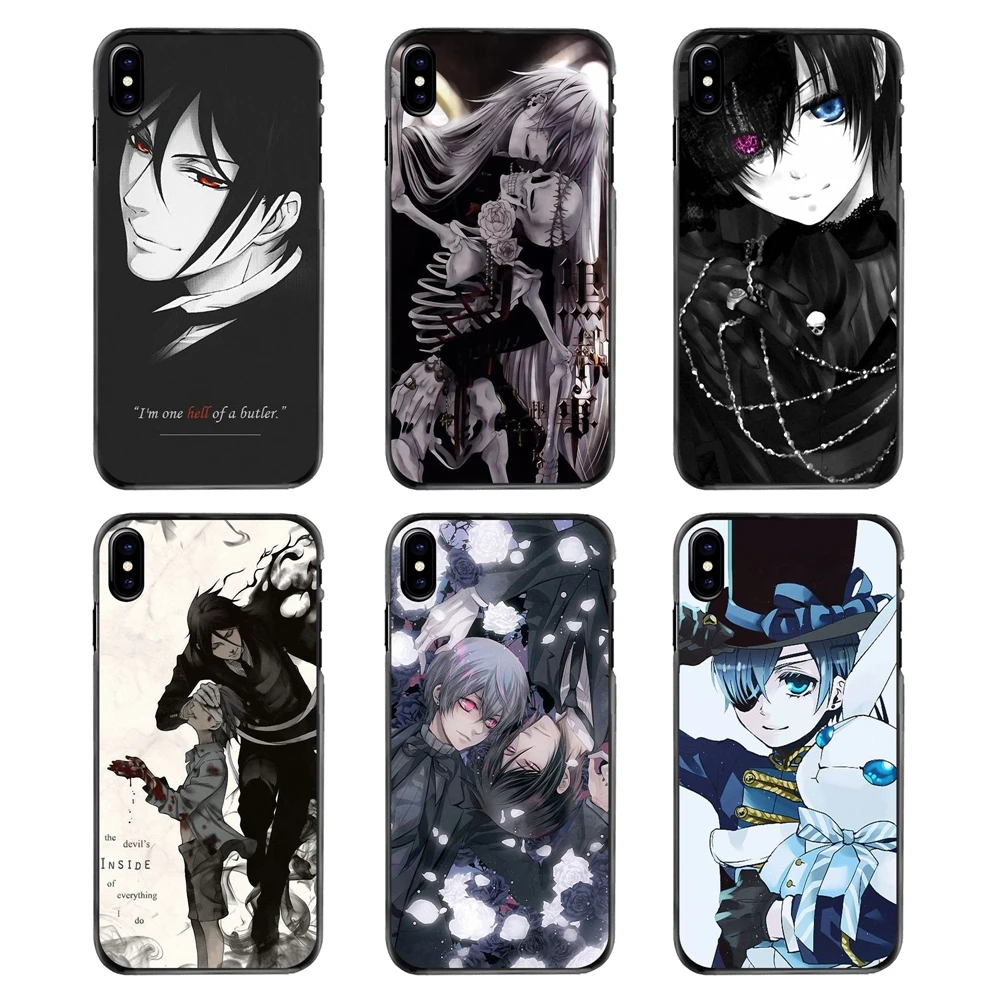 Mobile Phone Cover For Samsung Galaxy A3 A5 A7 A8 J1 J2 J3 J5 J7 Prime 2015 2016 2017 Anime Black Butler Ciel Phantomh Sebastian |
