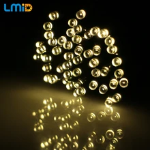 LMID Solar string Powered Xmas garland fairy Camping christmas decoration waterproof Outdoor garden solar led light