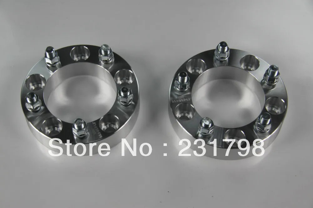 1 pair (2 PCS) FOR Dodge Wheel Spacers Adapters 5x5.5 bolt pattern 1.5&quot(Thread Size: 9/16&quot |