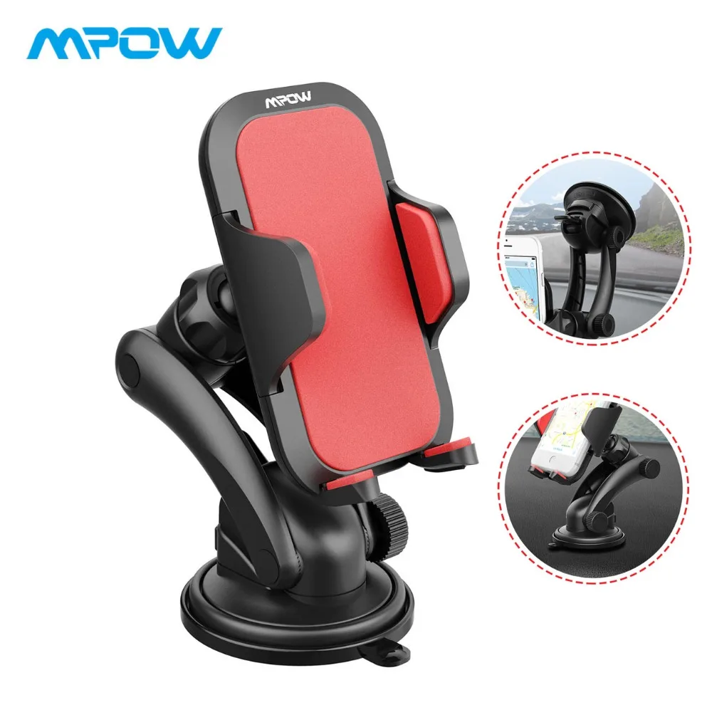 

Mpow Dashboard Cell Phone Mount Universal Phone Cradle 360 Degree Adjustable Car GPS Holder Mount Holder For iPhone XS/X/8/7/6