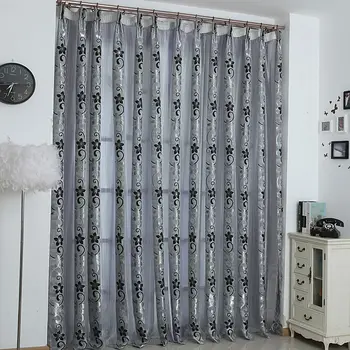 

OLOEY Curtain tulle for window screening quality sheer curtain bed room living room decoration free shipping