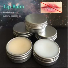 10g COCONUT OIL LIP BALM Long Lasting Moisturizing Moisture Balance Repair Lip Anti Exfoliating Colorless LIP CARE Tin Pack
