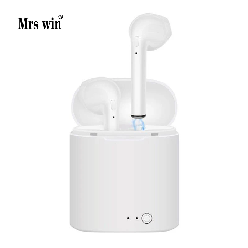 Беспроводные Tws наушники Mrs Win I7s гарнитура с поддержкой Bluetooth для iPhone Samsung HuaWei XiaoMi