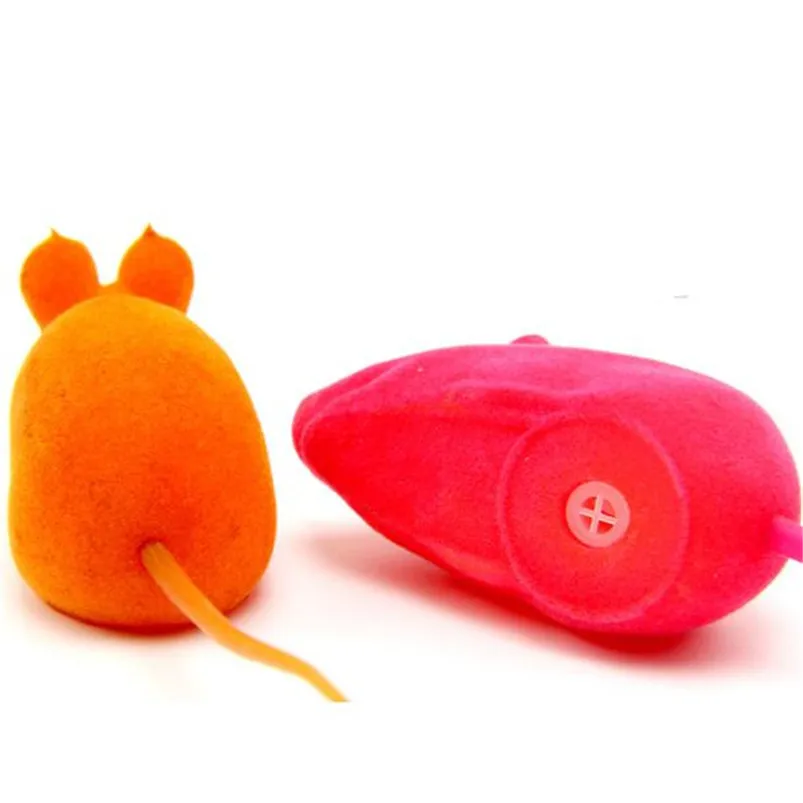 3pcs Hot Sale Fun Toy Little Mouse Realistic Sound Toys Cats For Pet Cat squeak toys Mice Toy For Kitten Cat #4n30 (2)