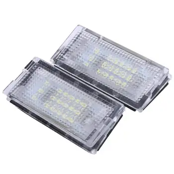 

2piece White 18 LED License Plate Lights Lamps Bulbs for BMW E46 4D (98-03)