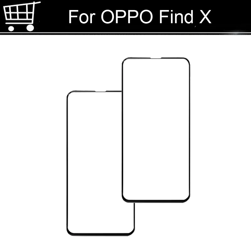 

For OPPO Find X Front Outer Glass Lens Touch Panel Screen For OPPO Find X LCD Touch Glass OPPOFindX Touchscreen Repair Parts