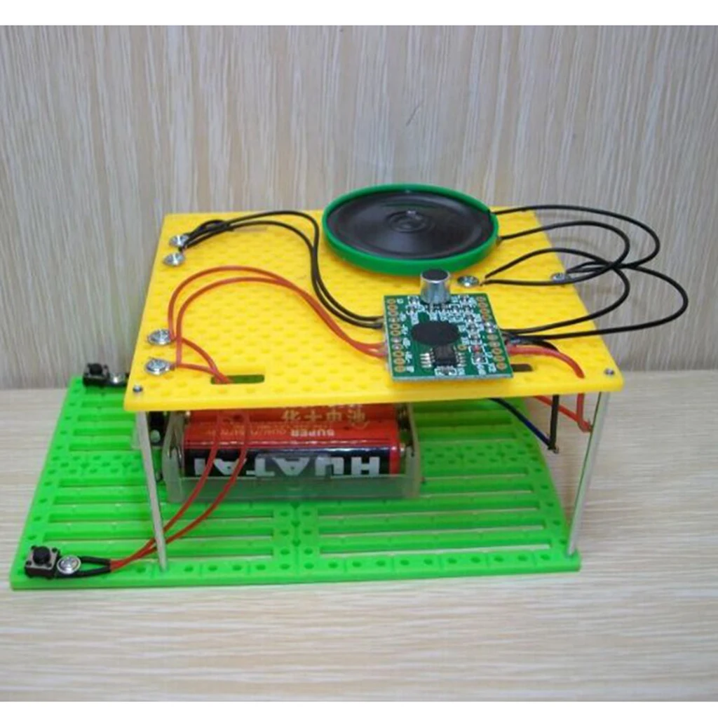 DIY Electric Recorder Model Toy Electrical Circuit Puzzle Exporing Experiments Physics Educational School Kids Teaching Aids