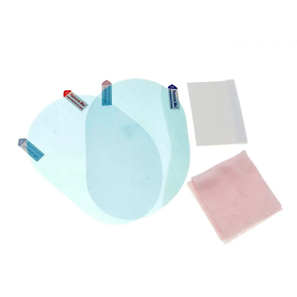 

2PCS 14.4x9.7cm Car Rearview Mirror Waterproof Membrane Clear Anti Fog Film Car Bus Screen Protector