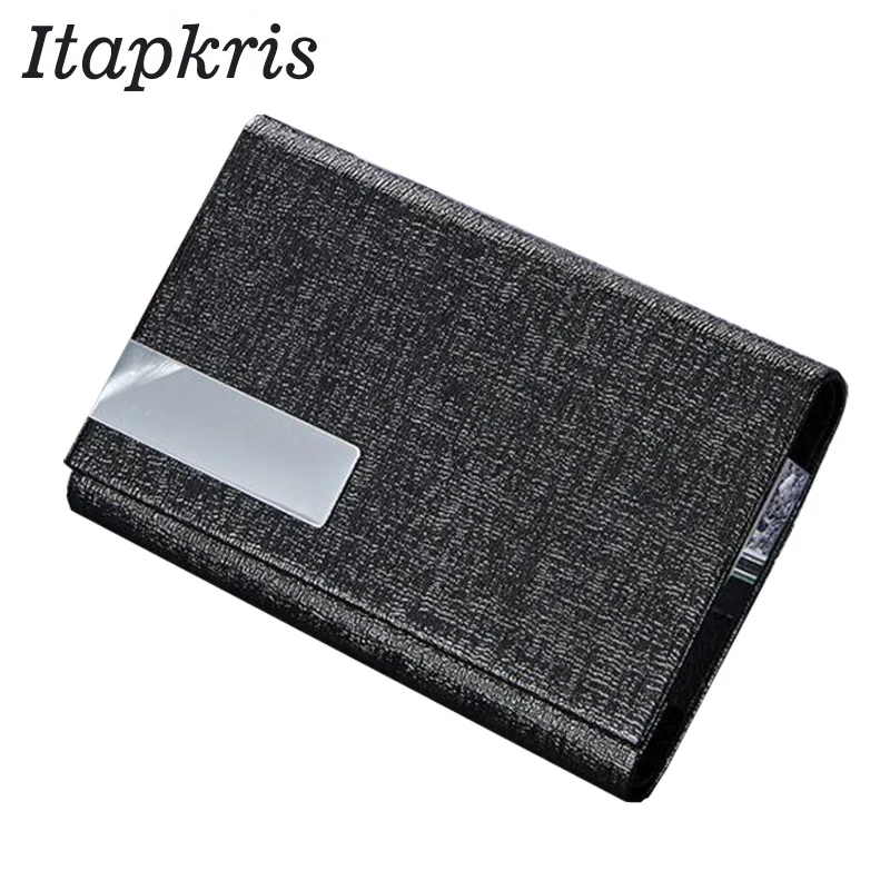 High Quality Aluminium Business Credit Card Holder Travel Leather Bank