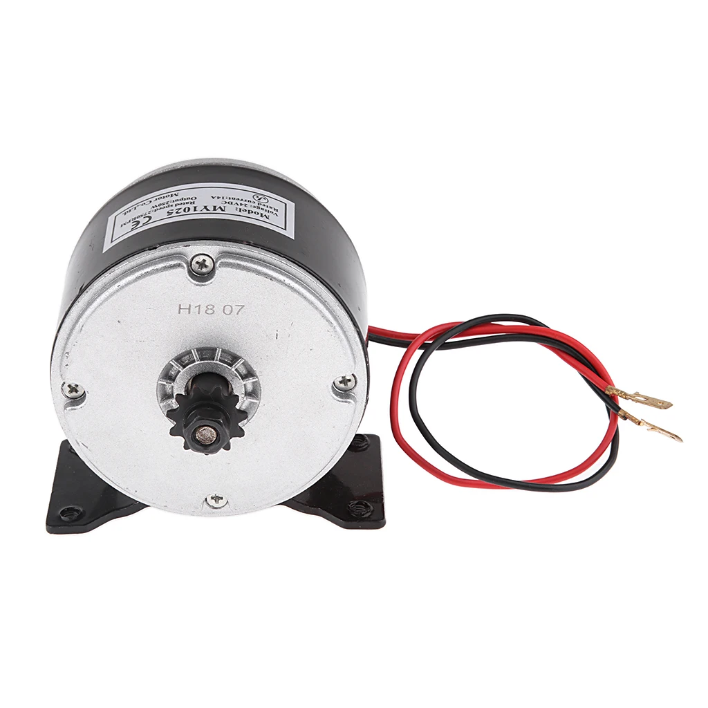 24 Volt 250 Watt E-Scooter Electric Motor with 11 Teeth Sprocket 2750RPM