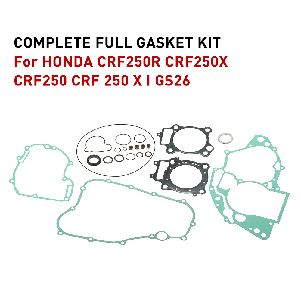 Полный комплект прокладок для HONDA CRF250R CRF250X CRF250 CRF 250 X я GS26