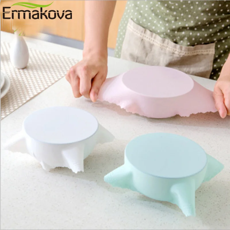 Многоразовая силиконовая пленка ERMAKOVA для сохранения свежести продуктов