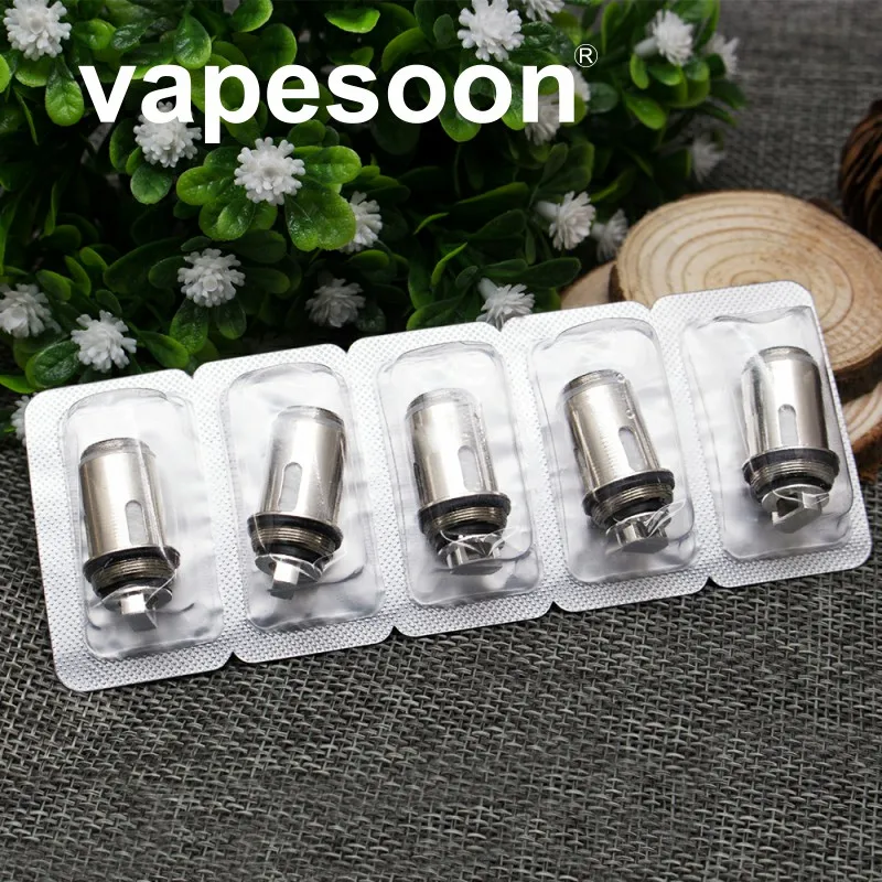 

Original VapeSoon Replacement Coil For Vape Pen 22 Tank 0.3ohm Nicr Material Coil Head 5pcs/Pack