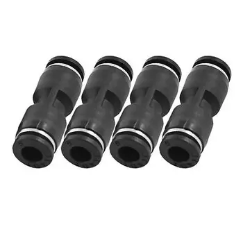 

6mm to 6mm Straight PU06 Push In Quick Fittings Connectors 4 Pcs
