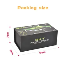 High Quqlity 1325 Folding Pocket Mini drone Selfie 2.0MP HD Camera 2.4G 4CH RC Quadcopter Toys Wholesale Free Shipping