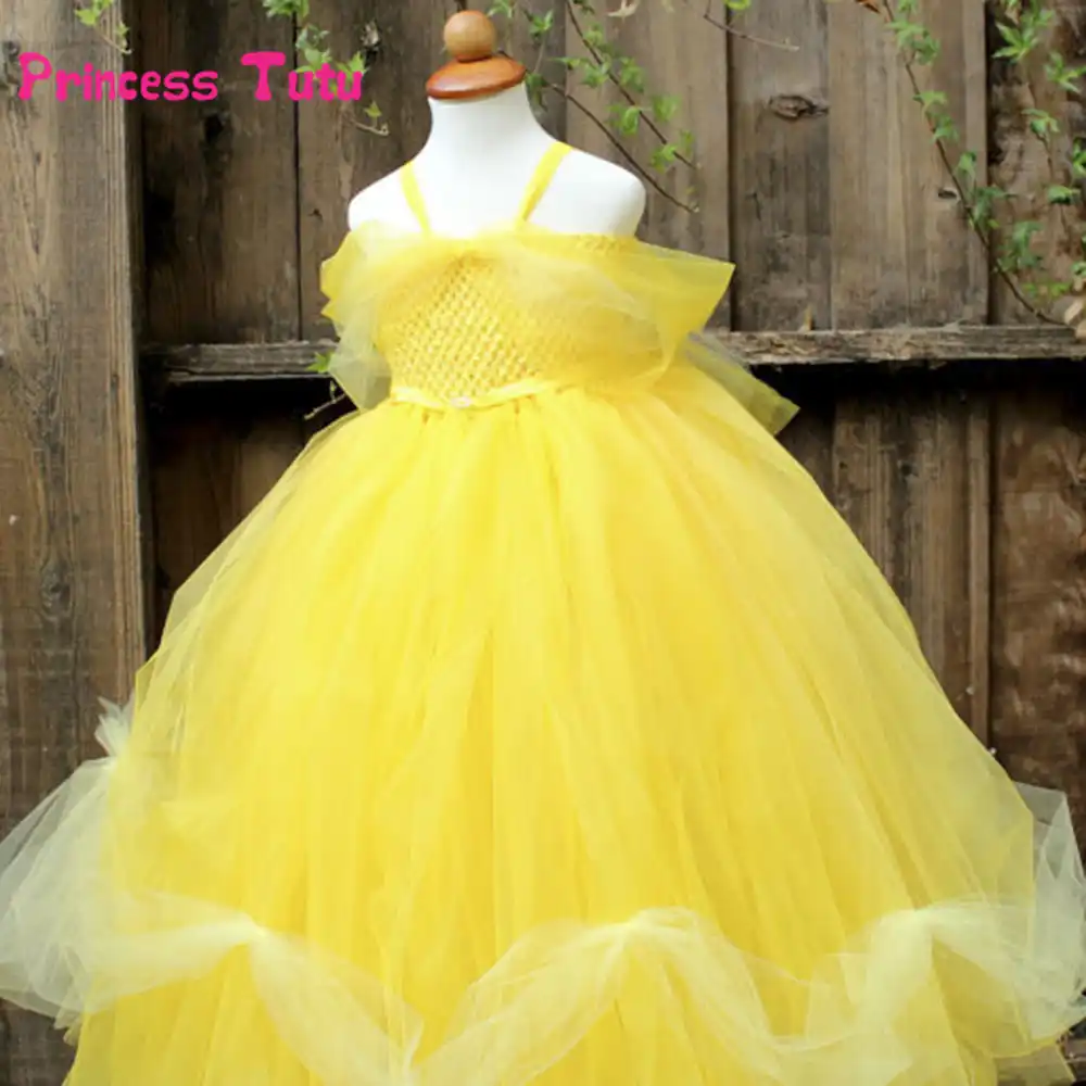 belle flower girl dress