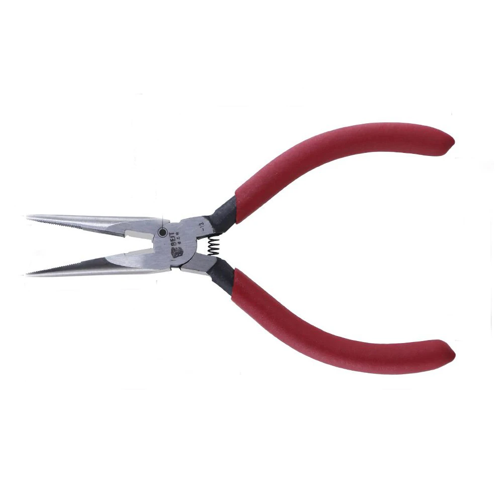 

Multi-function Long Needle Nose Pliers with Side Cutter for Electronic Repairing Cr-V Material 100pcs