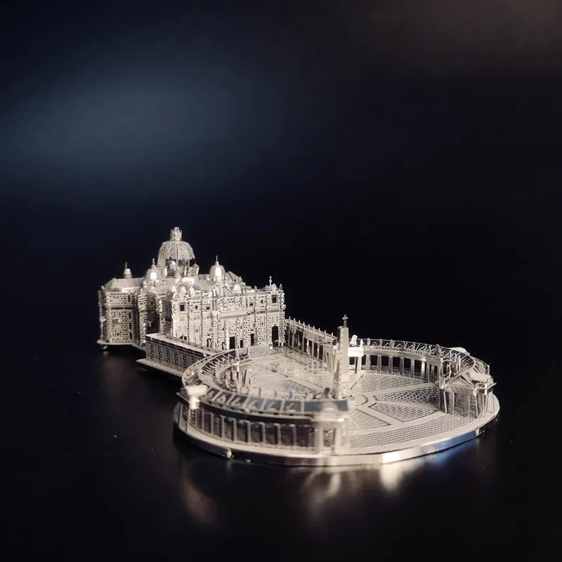 NANYUAN 3D головоломка B32202 1:1000, 3 листа, стпитерская база, металлическая Сборная модель знаменитых зданий в Италии, игрушки и подарки
