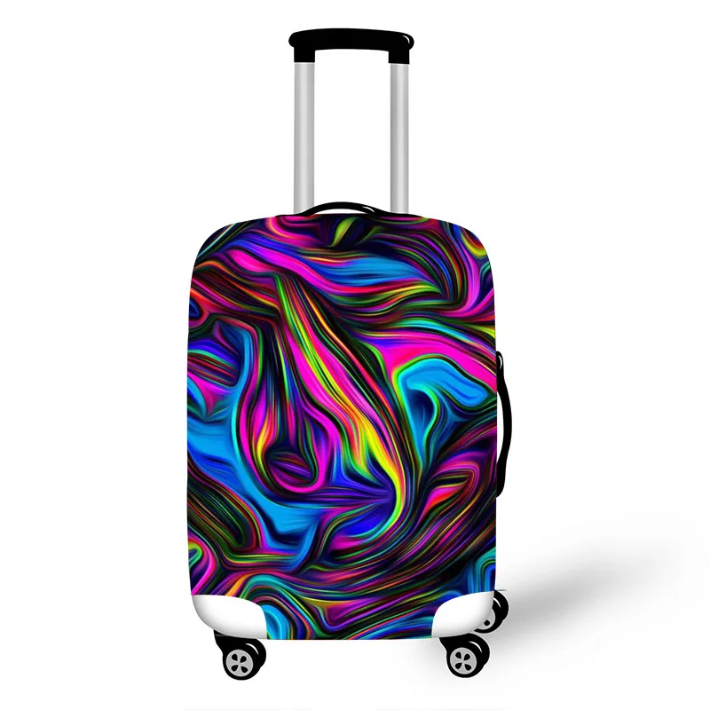 Чехол для чемодана с принтом животных, защитный чехол для багажа, утолщенный пылезащитный чехол, аксессуары, чемоданы, органайзер 18-32 дюйма - Цвет: 11