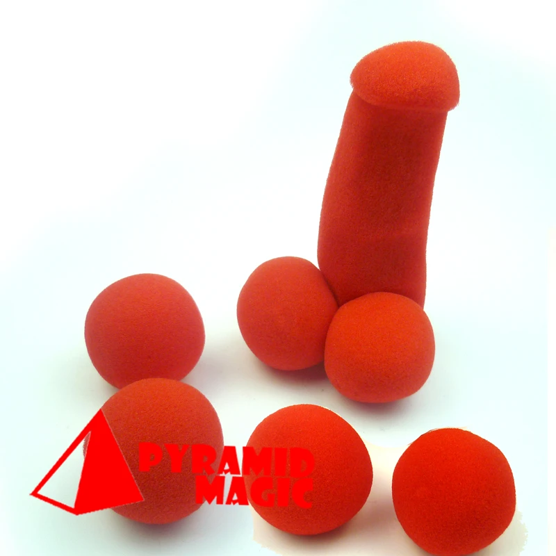 

Magic Sponge Red Sponge Balls little brother Funny Stage Prop Magic Tricks Toys magic trick / wholesale / free shipping