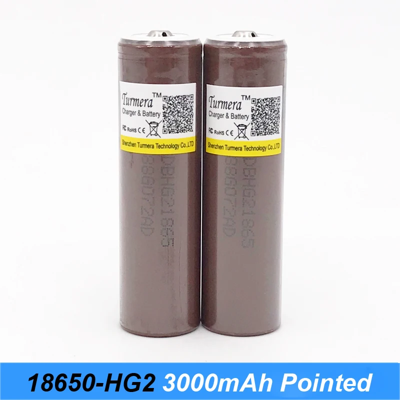 Original 18650HG2 3000mah with pointed NO PCB font b Electronic b font Cigarette Rechargeable battery power