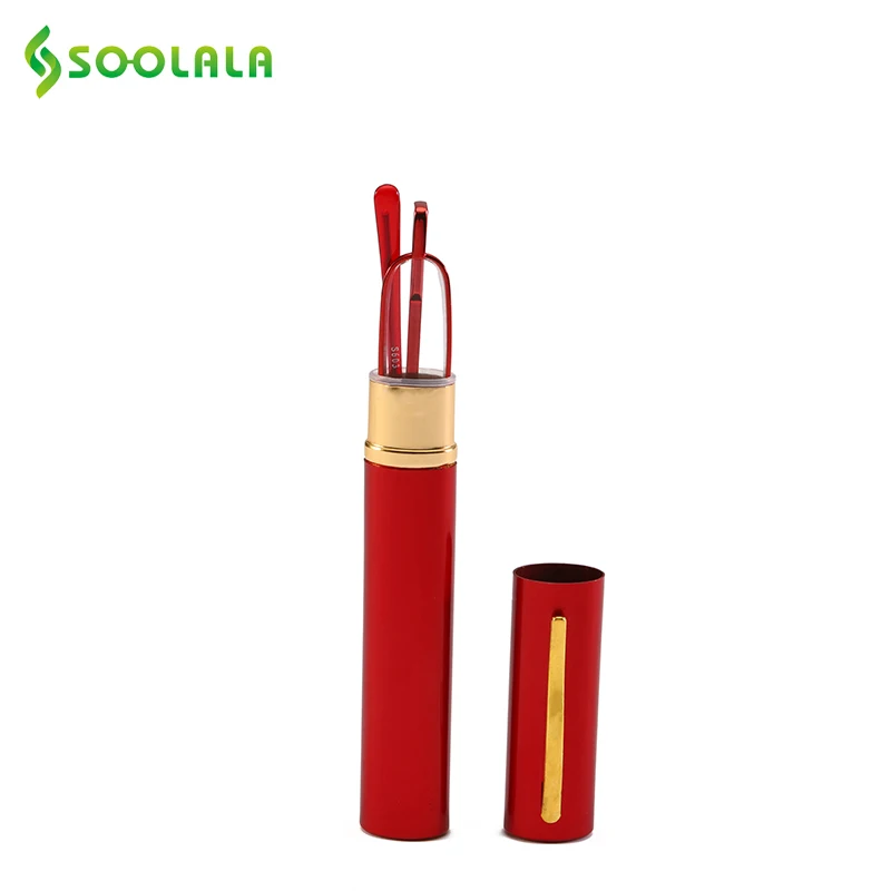 

SOOLALA Mini Slim Compact Reader Reading Glasses Women Men Cheap Pocket Reading Glasses With Pen Clip Tube Case +1.0 to 3.5