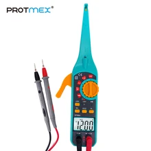 PROTMEX Многофункциональный тест на батарею автомобиля er Ремонт автомобильной диагностики автомобиля Новые Цифровые мультиметры С пробником тест