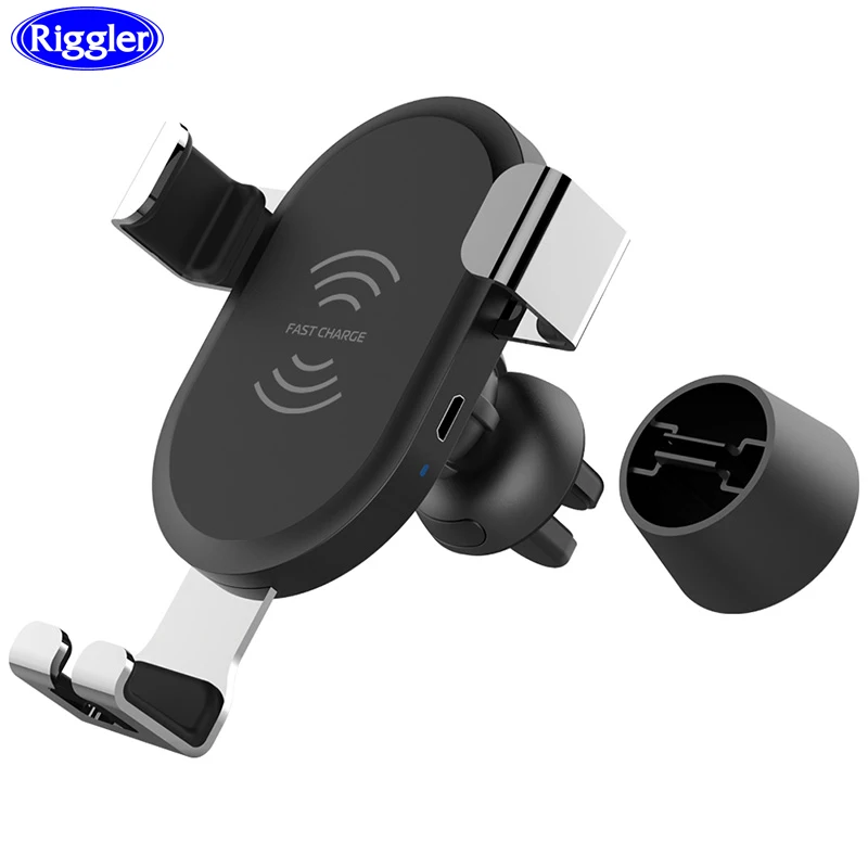 

Car Wirelesss Charge Mount 10W Fast Mobile Phone Charger for Samsung S9 S8 Note9 Note8 Iphone XR XS X 8 Plus 360 Degree Rotation