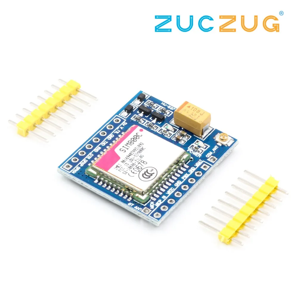 

Arsmundi SIM800C GSM GPRS Module 5V/3.3V TTL Development Board IPEX With Bluetooth And TTS STM32 C51