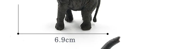 Simulation Baby Elephant Pig Mouse Hippo Chimpanzee Polar bear Rhinoceros cattle leopard Chinchilla cow animal figures model toy