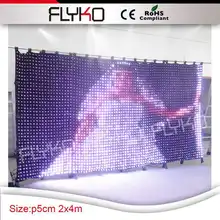Горячая продукт led сценический фон занавес для ночного клуба
