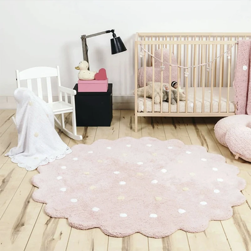 Игровой коврик в горошек Tapis Enfant детский для занятий тренажерном зале детские