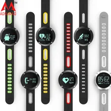 DM58 Смарт Браслет сердечного ритма крови Давление часы IP68 Водонепроницаемый спортивный браслет Фитнес трекер Шагомер для телефона