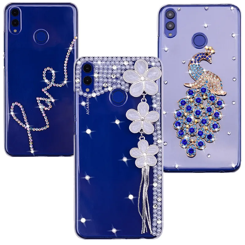 Чехол для Xiaomi A3 Mi 9 Redmi 9A Note 7 8 8T чехол POCO X3 NFC F2 Pro 3D силиконовый со стразами телефона