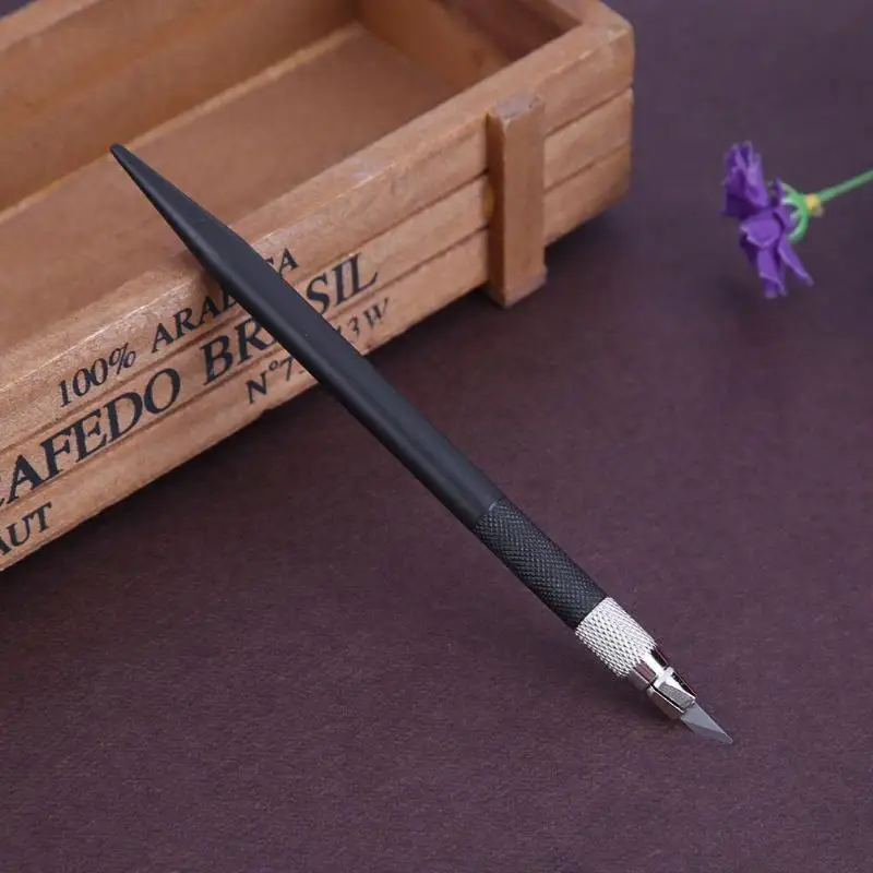 

12pcs Blades Non-Slip Wood Carving Tools Fruit Food Craft Sculpture Engraving Knives Scalpel DIY PCB Repair Cutting Tools