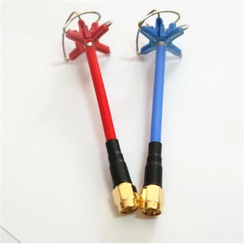 

2PCS 5.8GHz FPV 4 Leaf Clover AV Transmission RHCP Antenna TX / RX SMA / RP-SMA For Aomway Camera Drone DJI Phantom 3