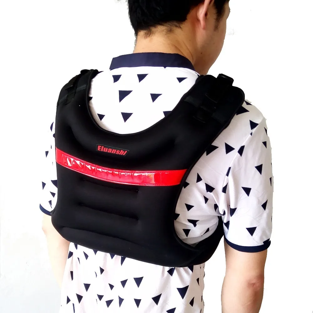 Weight Jacket Vest Boxing Sanda equipmen sports body building gym accessories Red outdoor fitness Path top bracelet tracker