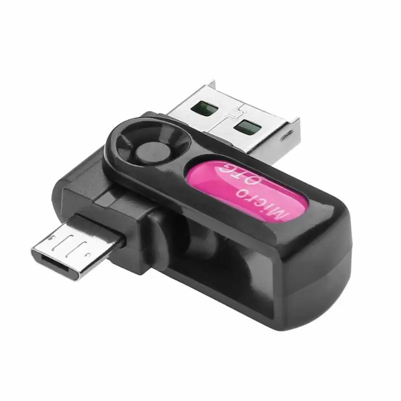 2 в 1 USB OTG кардридер Универсальный Micro TF SD адаптер для телефона