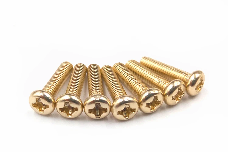 M4 Aluminum Alloy color Phillips Screws Round Head Bolts Cross Slot