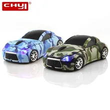 CHYI беспроводная мышь в форме автомобиля, мини Usb, оптический компьютер, Mause, 3D камуфляж, авто пк, Maus, 2,4 ГГц, мыши для детей, для ноутбука Macbook