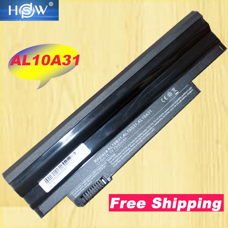 HSW Новый аккумулятор для ноутбука al10b31 al10a31 Аккумулятор acer aspire one d270 d260 d255 d255e 9cell |