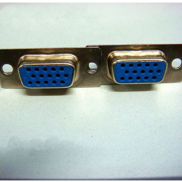 Modest 15 pin vga soldering head VGA desktop computer plug cable soldering connector graphics card connector N1