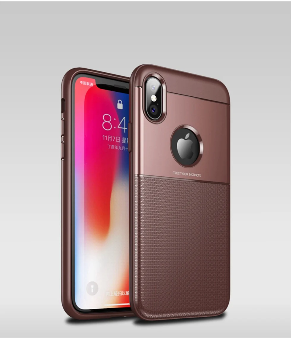 Case for iPhone X Case Shockproof 360 Protection Soft Silicon iPhonex Cover Coque For iPhone 6 6s 7 Plus 8 Plus X 10 Case Luxury (9)