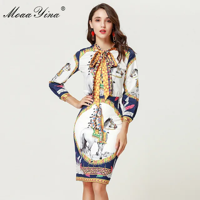 Special Offers MoaaYina 2018 Fashion Designer Set Spring Women Long sleeve Indie Folk Print Elegant Blouse+Packet hip Skirt Two-piece suit Special Offers MoaaYina 2018 Fashion Designer Set Spring Women Long sleeve Indie Folk Print Elegant Blouse+Packet hip Skirt Two-piece suit