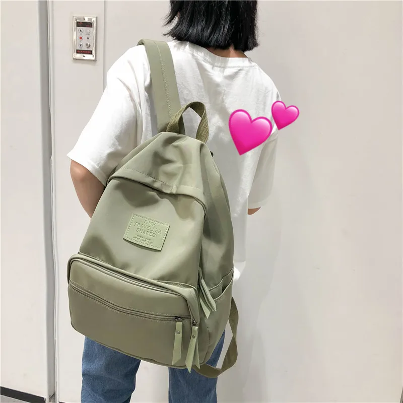 CESHA модный пустой рюкзак Однотонный женский симпатичный стиль девочки Школьный рюкзак высокого качества нейлоновый рюкзак для женщин